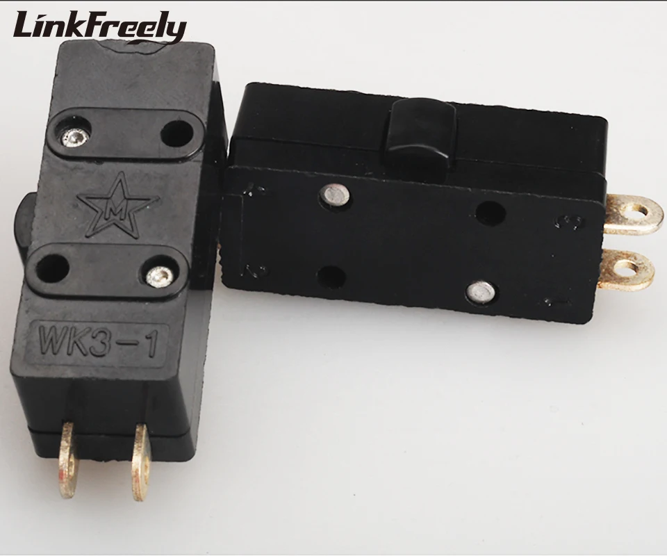 Wk31 Micro 4 Pins Plunger Actuator Push Button Limit Switch 3a /250v