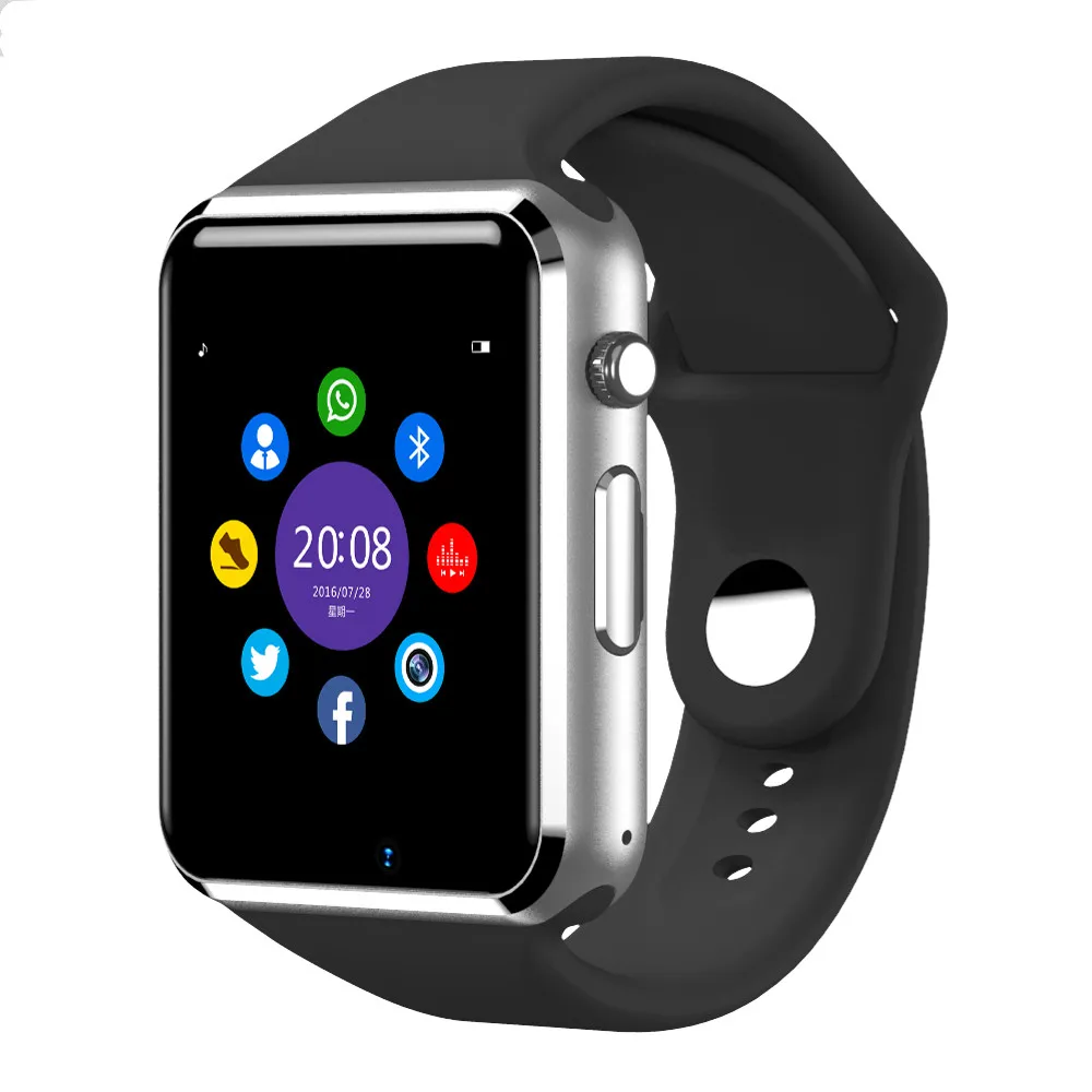 

free shipping WristWatch Bluetooth Smart Watch Sport Pedometer With SIM Camera Smartwatch For Android Smartphone smartwatch