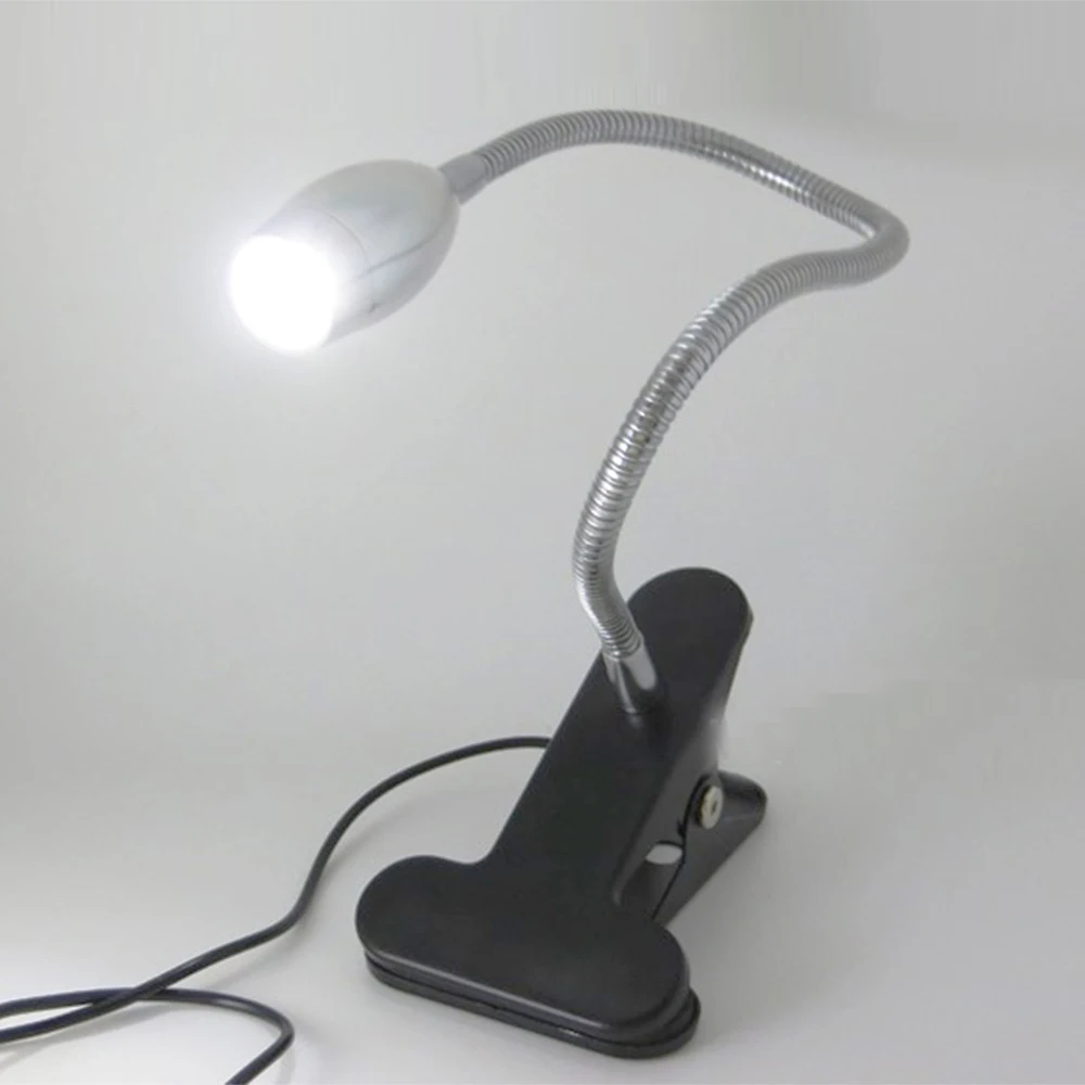 3 Вт гибкий USB светодиодный настольный светильник USB зажим Настольная лампа для чтения светильник для работы и учебы светильник для чтения книг