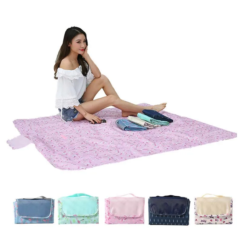 

3 Size Waterproof Folding Table Cloth Picnic Mat Outdoor Camping Beach Blanket Portable Camping Mat Hiking Beach Pad Estera