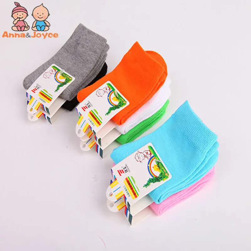 10 шт. = 5 пар, весна-осень, хлопковые носки ярких цветов для детей, носки для девочек, носки для мальчиков 1-9 лет, tws0033