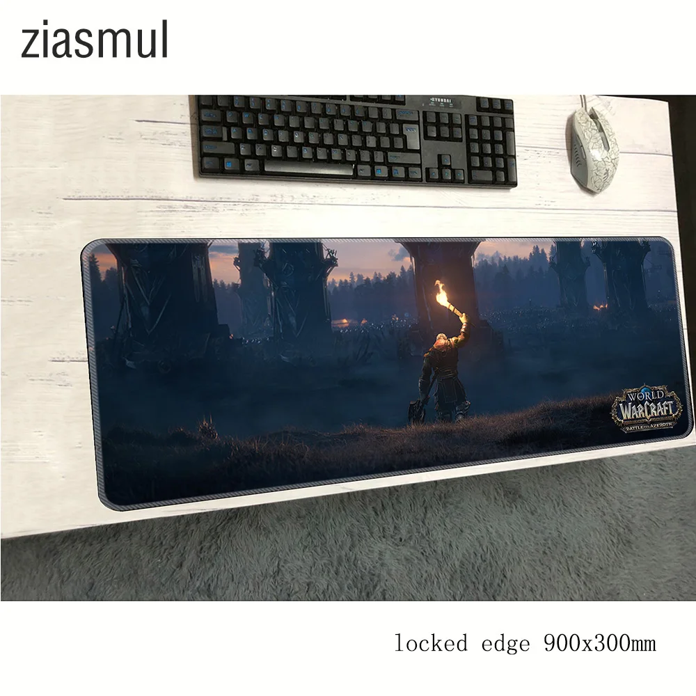 Игровой коврик для мыши Illidan с HD печатью 900x300x2 мм нетбука игровой большой