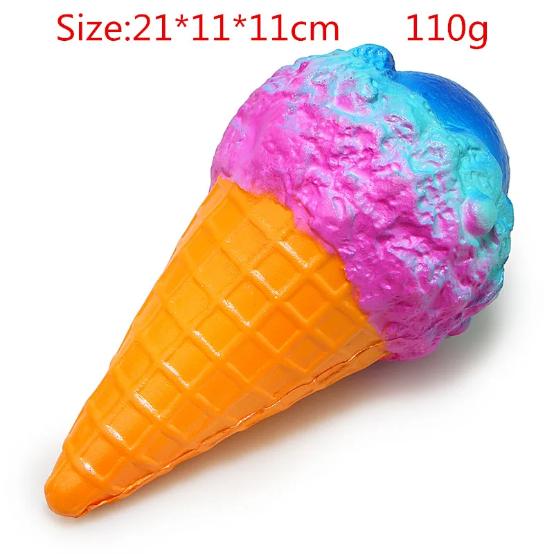 22 см мягкое сжимающее медленно растущее мороженое Пасхальный кролик красивая Волшебная овечка Русалочка Роза торт ананас булочка игрушка - Цвет: G5 21cm 110g