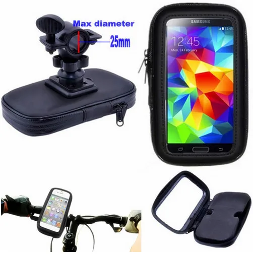 Motorcycle Bicycle Phone Holder Mobile Support Stand For Iphone 7 6s Galaxy S8 S7 Xiaomi Honor 9 6x Universal Celular Moto Bags