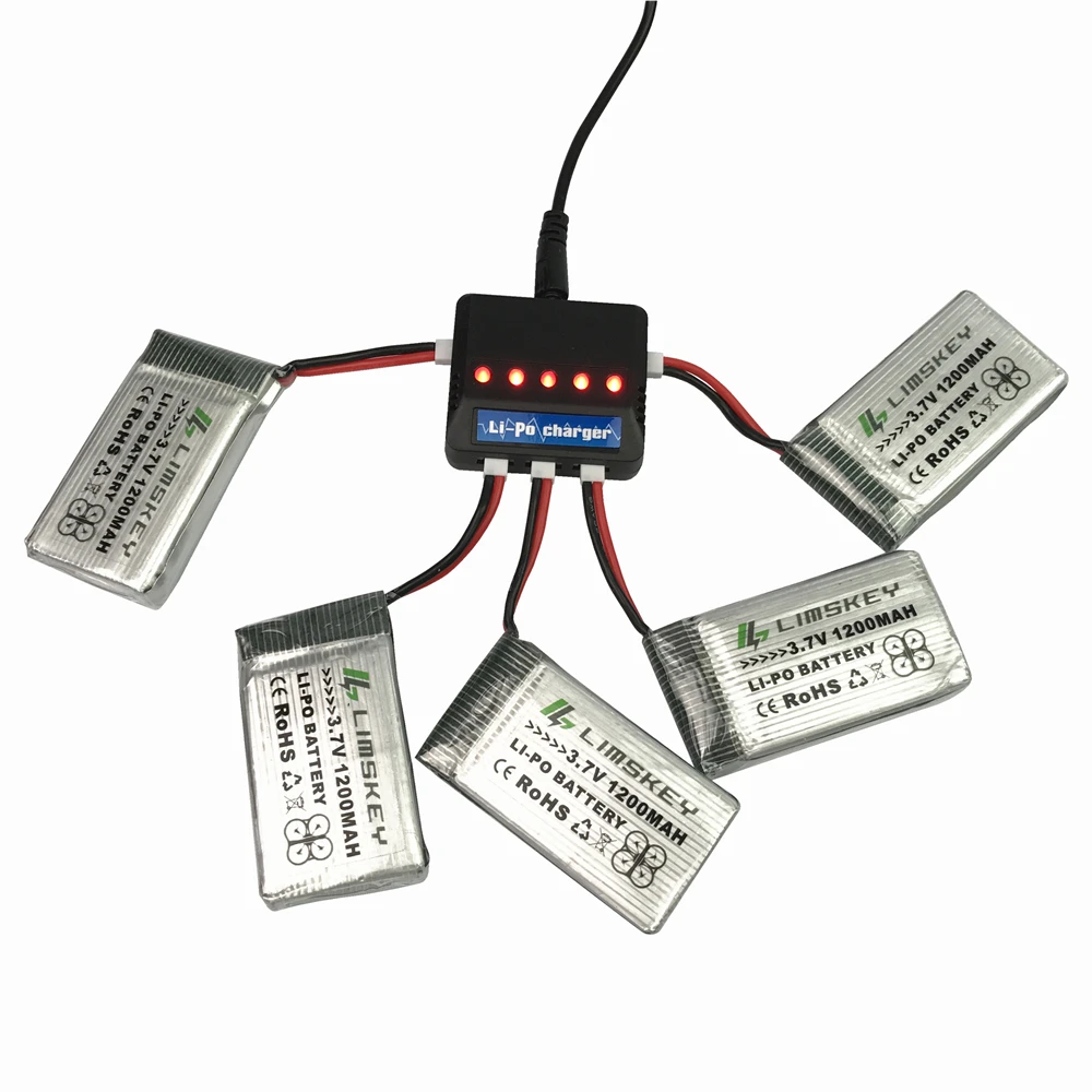 3 7 V 1200mAh LiPo батарея для SYMA X5 X5SW X5SC X5HW X5HC с 5in1 зарядным устройством RC Drone части