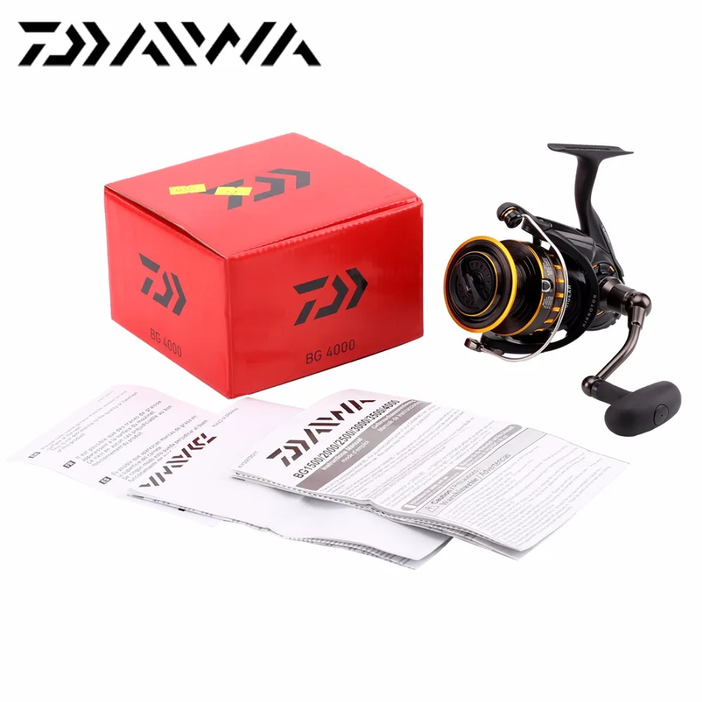 DAIWA BG 2500 3000 4000 4500 5000 6500 8000 Спиннинг рыболовная Катушка 8KG ATD металлической проволоки тела ВОЗДУШНЫЙ РОТОР соленой воды рыболовные снасти