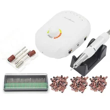 20 Вт дрель для ногтей Маникюрные белые инструменты для педикюра дизайн ногтей 35000 об/мин оборудование электрическая ручка в форме сверла белый набор