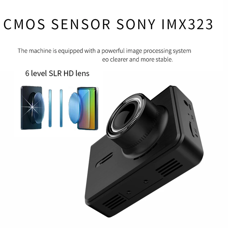 Chizhilin новый видеорегистратор с GPS Wi Fi Novatek 96658 Sony IMX 323 Full HD 1080P 2 4 IPS