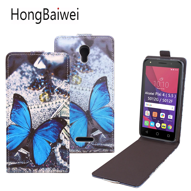 

Phone Luxury Leather Case for Alcatel Pixi 4 5.5 5012G 5012F Wallet PU Stand Style for Alcatel POP S3 Evolve 2 4037t Cover