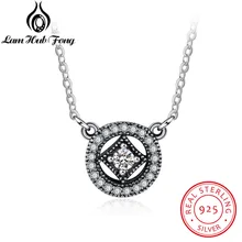 Authentic Stunning 925 Sterling Silver Pendant Vintage Dazzling Allure with AAA Zircon Necklaces & Pendants Jewelry Gifts