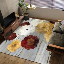 Скандинавский металлический ковер татами геометрического стиля для гостиной 140x200 см размер прикроватный коврик для спальни бархатный напольный коврик с принтом