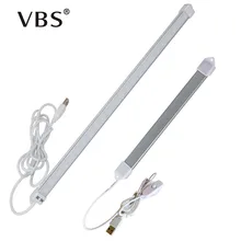 Супер жесткие полосы светодиодный бар светильник 5 Вт 35 см USB светильник бар 3 Вт 18 см 2 м кабель общежития Рабочий стол шкаф прикроватные настольные лампы