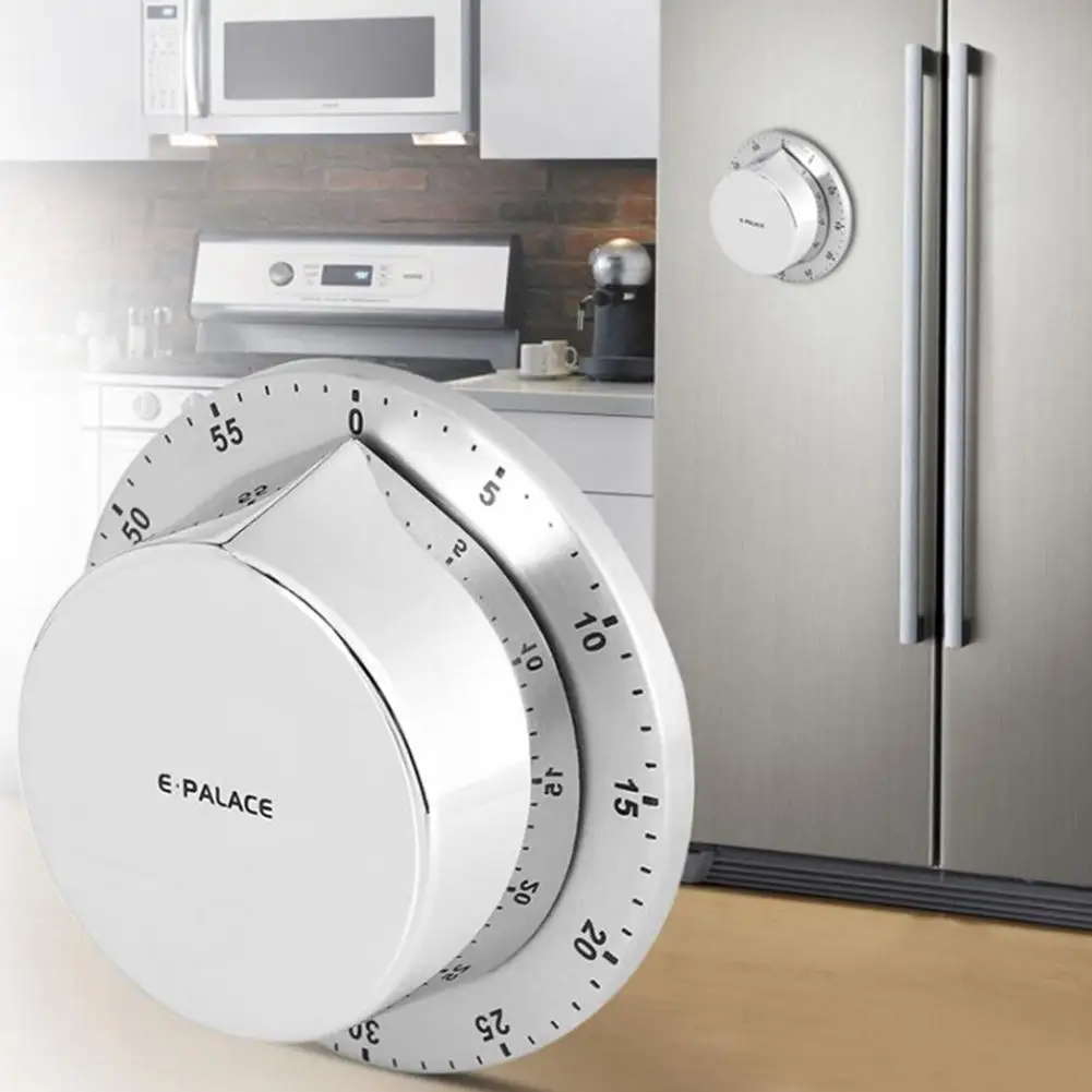 None Timer 60 Minute Timing with Alarm Sound Magnetic Home Baking Cooking Steaming Manual | Дом и сад