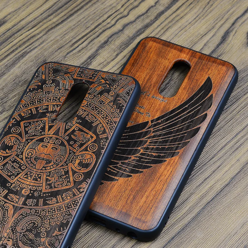 Новый Meizu 16th чехол для телефона тонкий резной деревянный задний Чехол ТПУ бампер