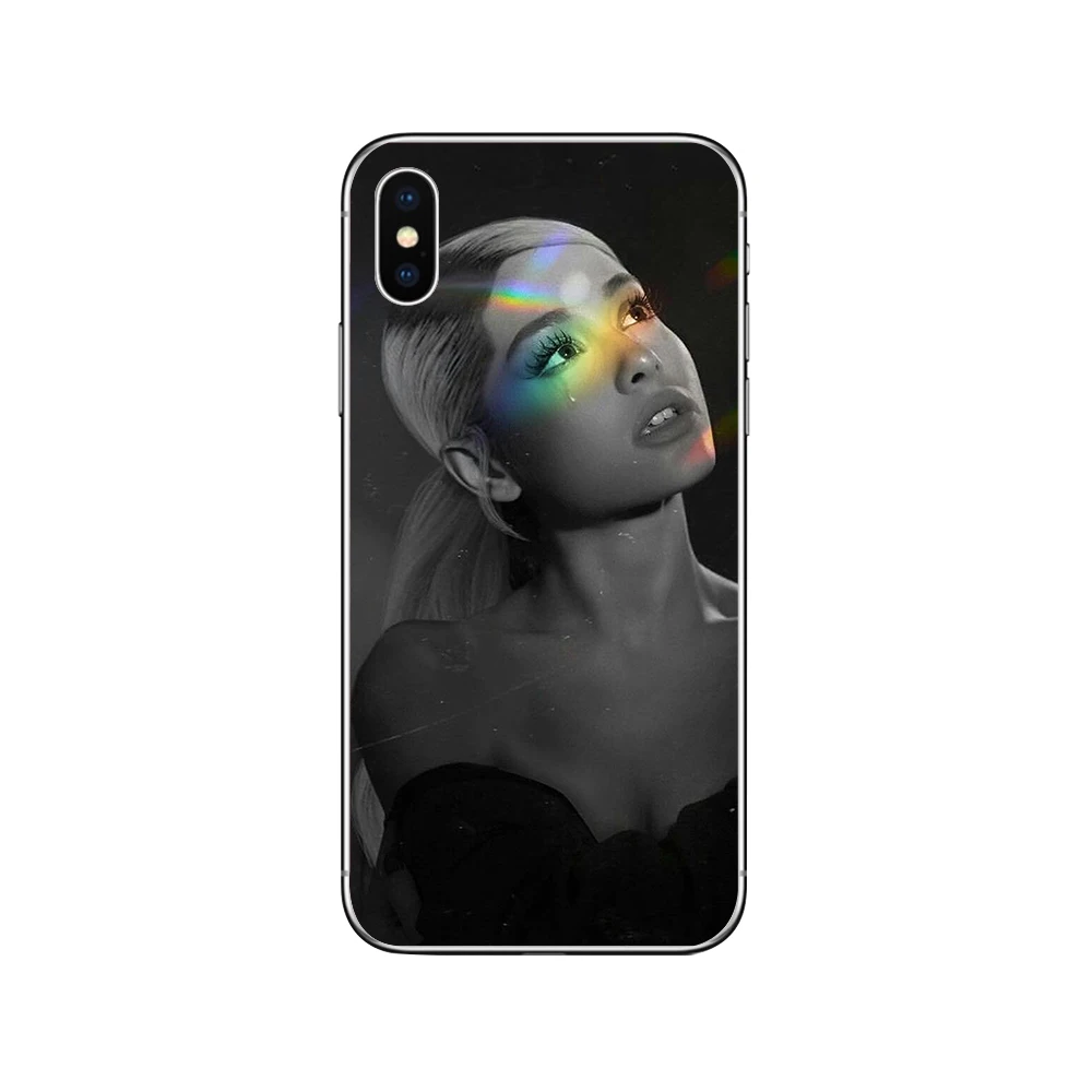 Чехлы для телефонов ciciber Ariana Grande для Iphone 7, 8, 6, 6S Plus, 5S, SE, мягкий чехол из ТПУ для Iphone 11 Pro, XR, XS, MAX, X, чехол, Funda Coque - Цвет: Patterned 8