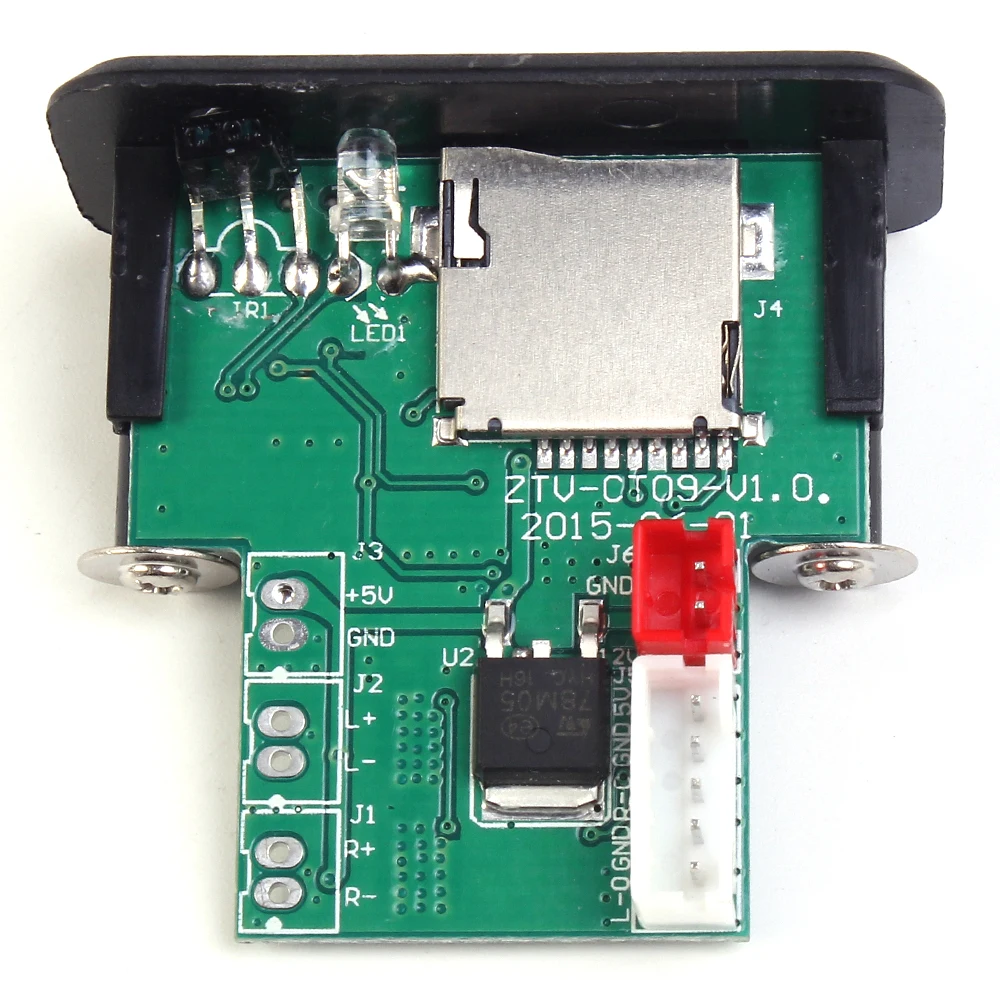 MP3 карта памяти U Disk TF USB FM SD декодер 3 7 5 в 12 В мини аудио декодирование плата