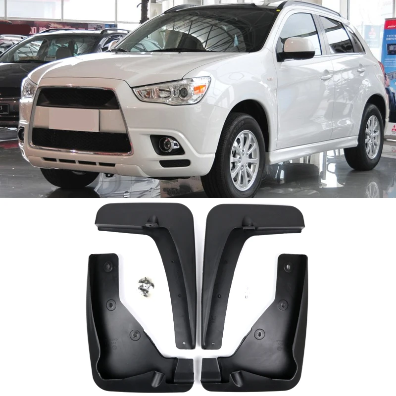 Для Mitsubishi ASX 2010 2011 2012 Outlander Sport/RVR комплект литой автомобиль брызговики крыло брызговиков