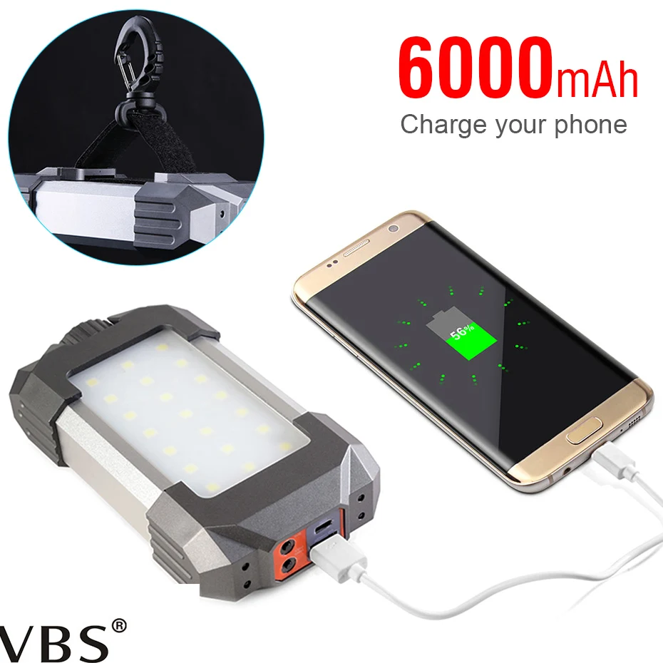 

USB charging Portable Spotlight camping led lamp rechargeable light 400LM/500LM IPX5 rechargeable light Linterna de papel A1