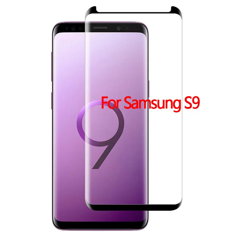 Изогнутое закаленное стекло Suntaiho для samsung Galaxy A50 s8 S9 S10 S10 plus S7 edge Защитная пленка для samsung Note 8 9 S10E - Цвет: For Samsung S9