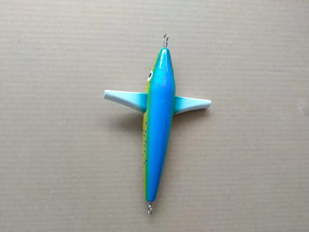 130g/7inch Plane Bait Fishing Tackle Sea Bird Lure with Swivel and Leader Line body by Plastic | Спорт и развлечения