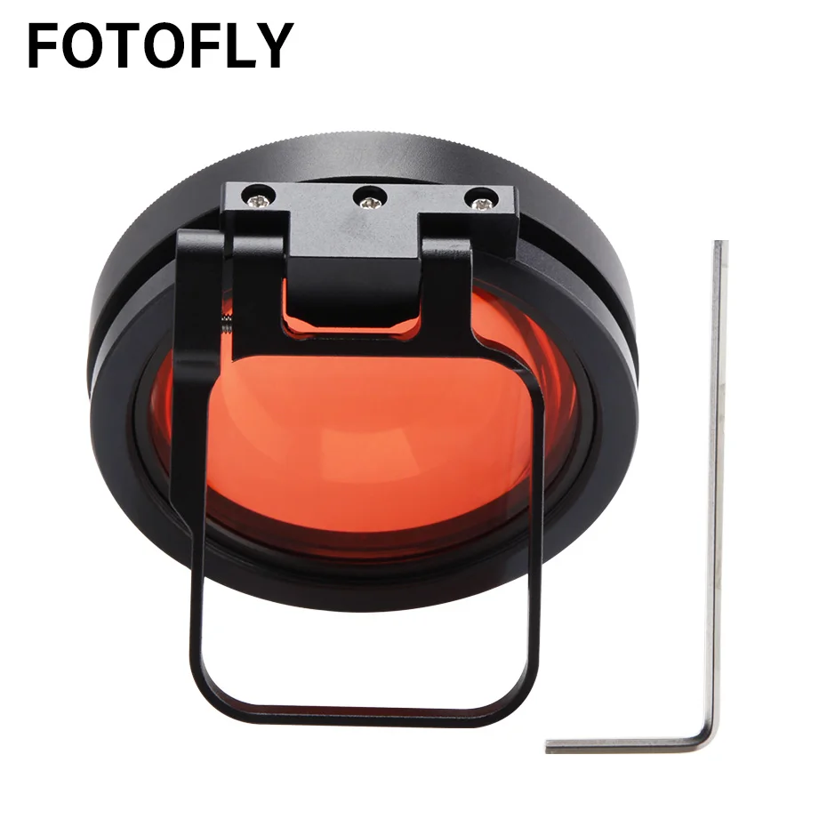 Filtro de Câmera de Ação Lente com Filtros Vermelhos de Mergulho à Prova D'água para Gopro Hero 7 24x 5 6 2022 - Image 3