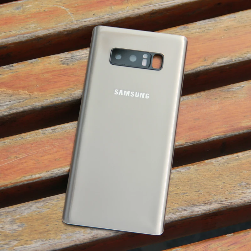 Оригинальная задняя крышка батарейного отсека Samsung стеклянный корпус для SAMAUNG Note8