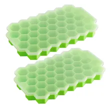 2PC honeycomb silicone ice tray making machine easy to release multiple grid chocolate mold ice grid mold silicone*D