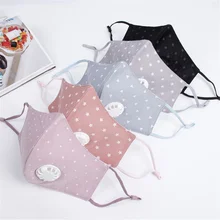 1 шт. модная женская унисекс хлопковая дыхательная маска для рта Анти-пыль анти-загрязнения маска тканевый фильтр респиратор Рот-муфта