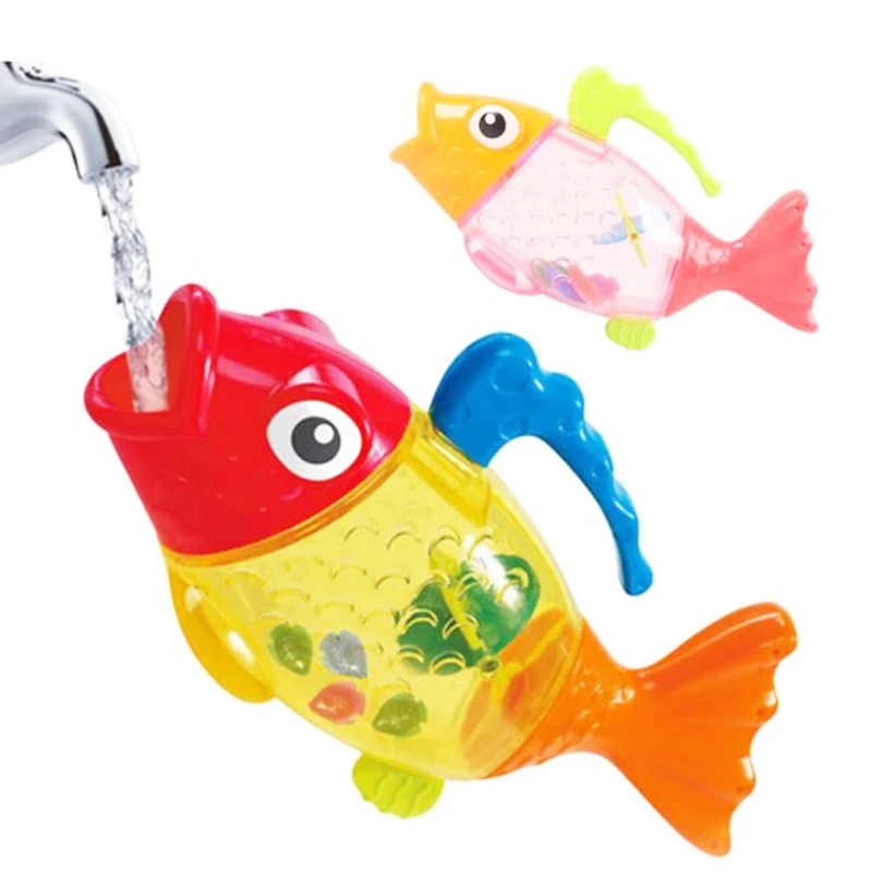 

1 Pc Changing Color Fish Baby Bath Swimming Toys for Kids Temperature Measurement Children Playing Water Games Carp Sprinkler