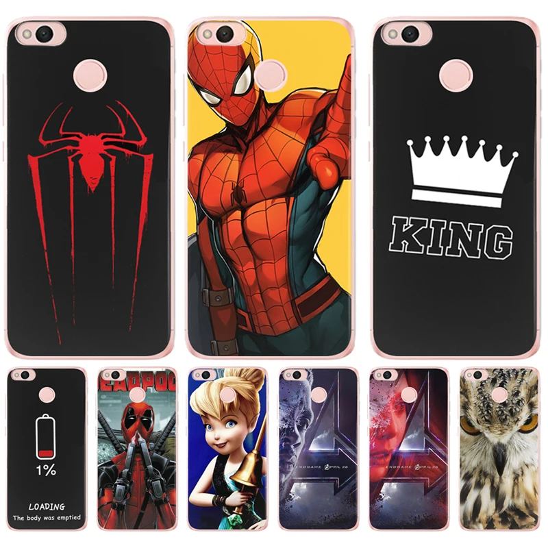 Avengers Deadpool For Xiaomi Redmi Mi 3S Pro 4X 4A 5A 5 Plus Note 3 4 6 6A A1 5X A2 6X Lite 8 Pocophone F1 Case Cover king |
