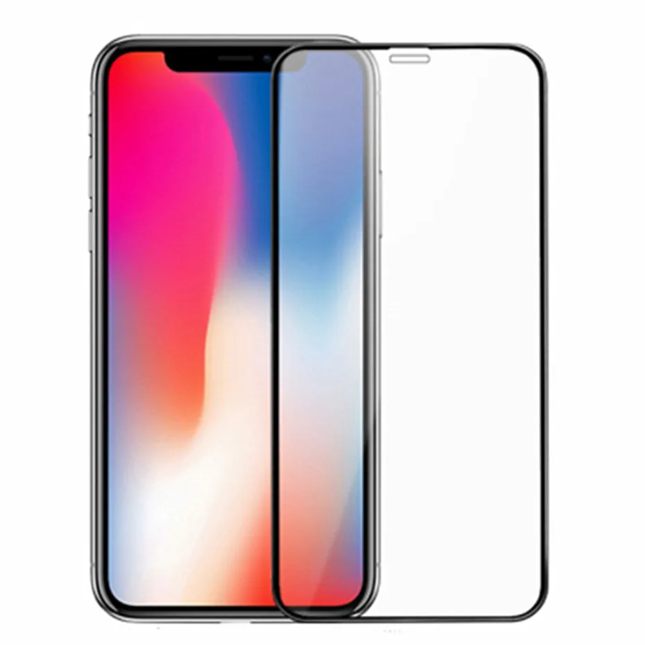 Новое 3D Защитное стекло для iphone X XS MAX XR 8 7 6 6s сплошная полноэкранная закаленная