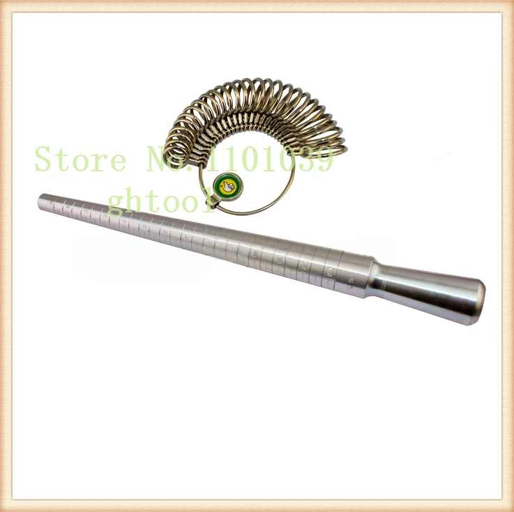 

High Quality 4 Scale HK, US, EUROPE, JAPAN Silver Ring Size Tool Ring Stick ghtool