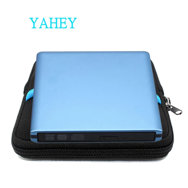 

YAHEY USB 3.0 External DVD RW Optical Drive CD/DVD ROM Player CD/DVD Burner slim Portatil for Laptop Computer+drive bag