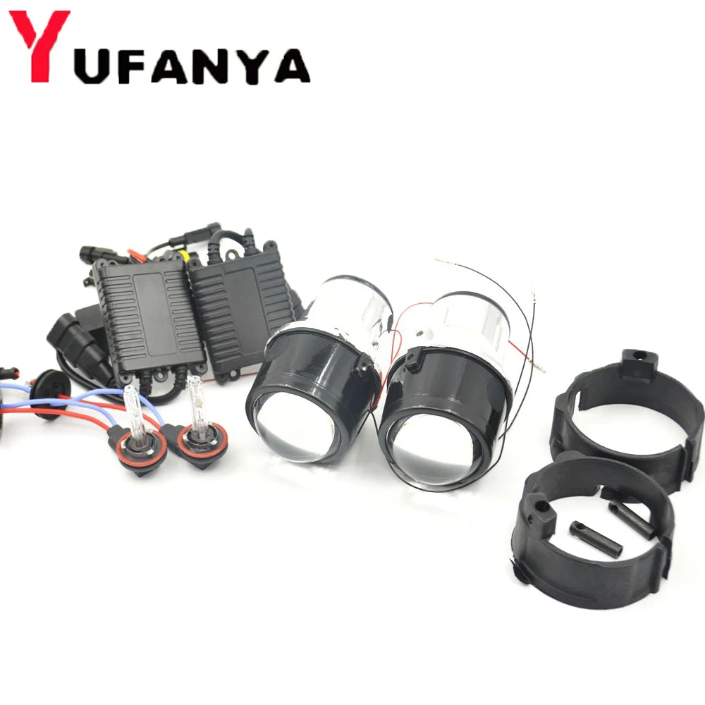

Fog Light bixenon projector lens Lens for Tiida 2.5'' Full Metal for Auto H11 Fog Light