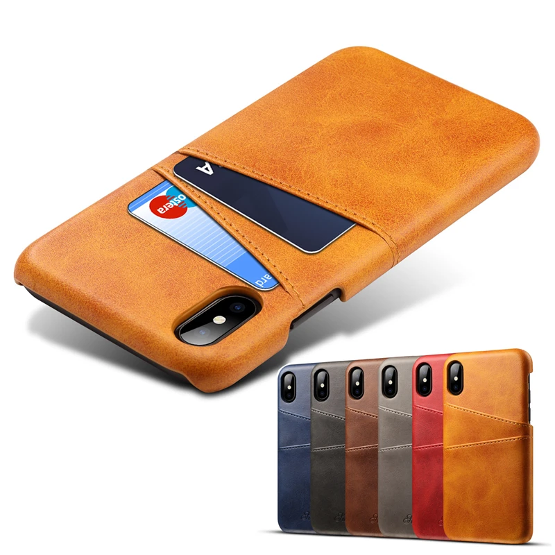 

ZKFYS Retro PU Leather Wallet Phone Cases For iPhone X XR Xs Max Case Shockproof Phone Back Cover For iPhone 6 6S 7 8 Plus Case