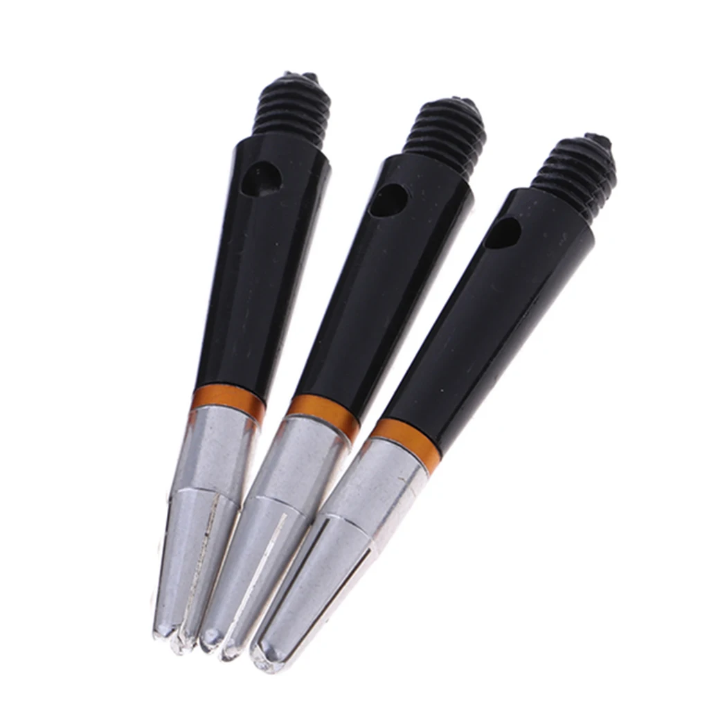 3pcs/Pack Aluminum Alloy Medium Darts Shafts Stems Replacing for Darts Maintain Fixing 45/35mm Aluminum Alloy Dart Shaft
