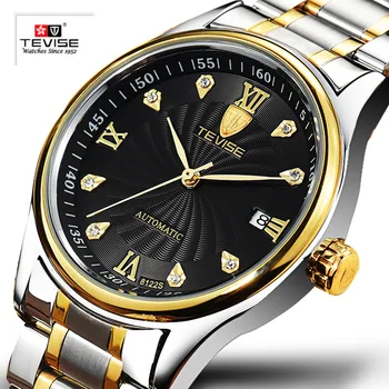 

TEVISE Male Clock Brand Personality Mens Watch Waterproof Fashion Automatic Watches Date Hollow Mechanical Wristwatches