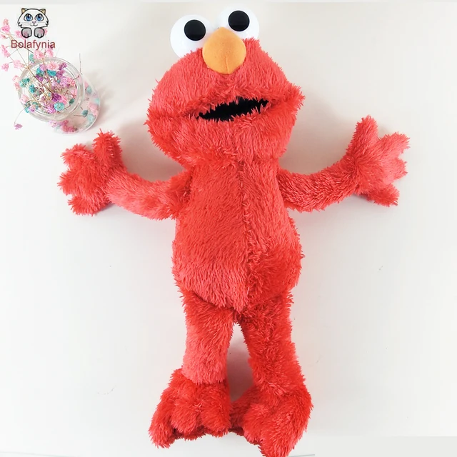 BOLAFYNIA Children Plush Stuffed Toys Red Elmo Sesame Street 35cm Baby Kid Toy For Christmas Birthday