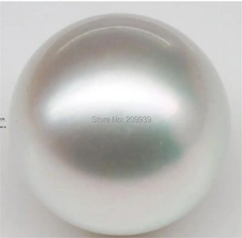 

huij 00273 HUGE NATURAL 16mm AUSTRALIAN SOUTH SEA WHITE LOOSE PEARL UNDRILLED AAA+