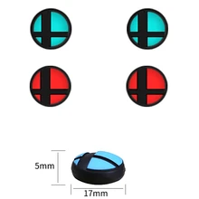 4 шт. противоскользящие аналоговые Захваты колпачок для Nintendo переключатель NS игровая консоль Силиконовая Защитная крышка джойстика