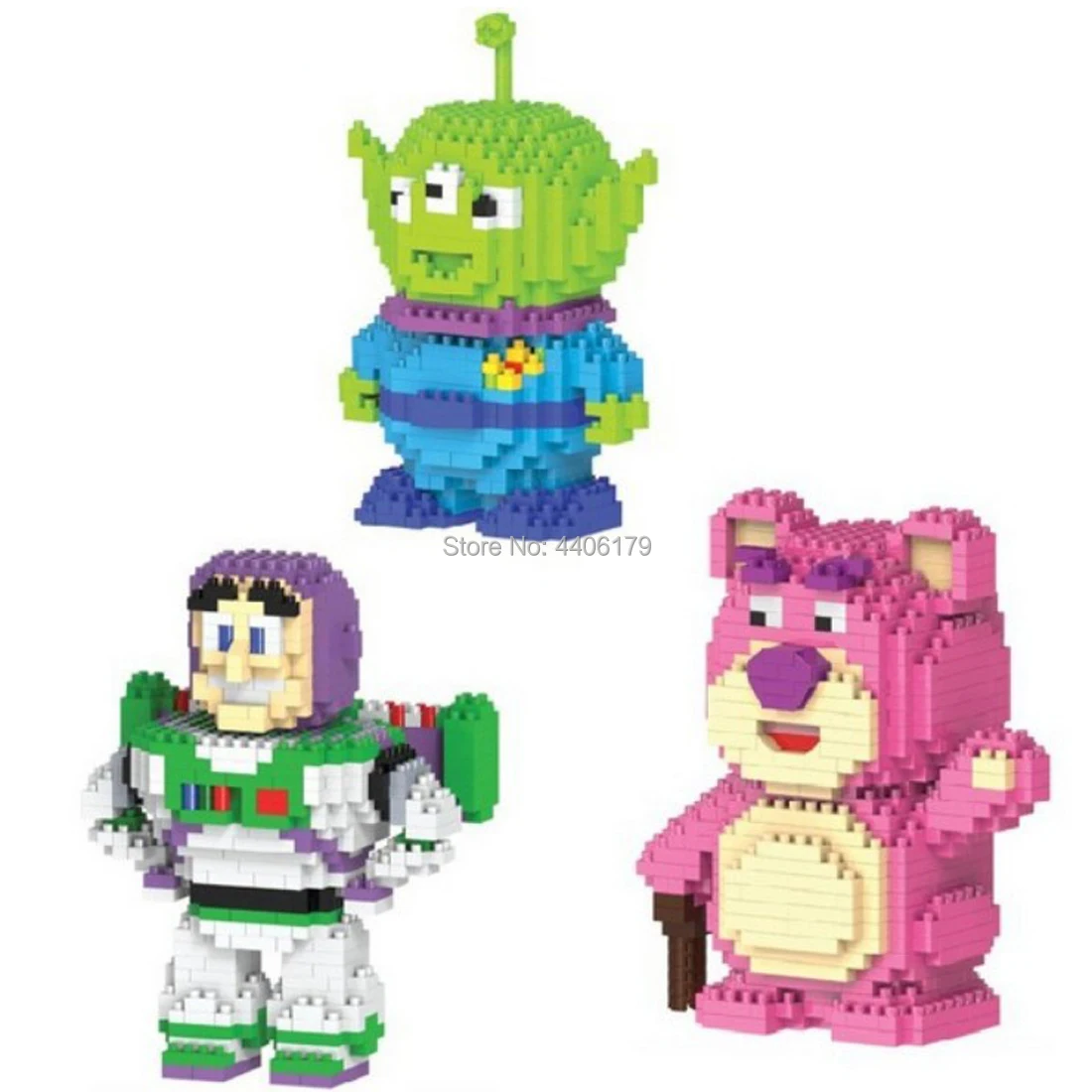 

LegoINGlys creators America Cartoon Movie Story Buzz Lightyears Sangan Bera Micro Diamond Building Blocks model bricks toys gift