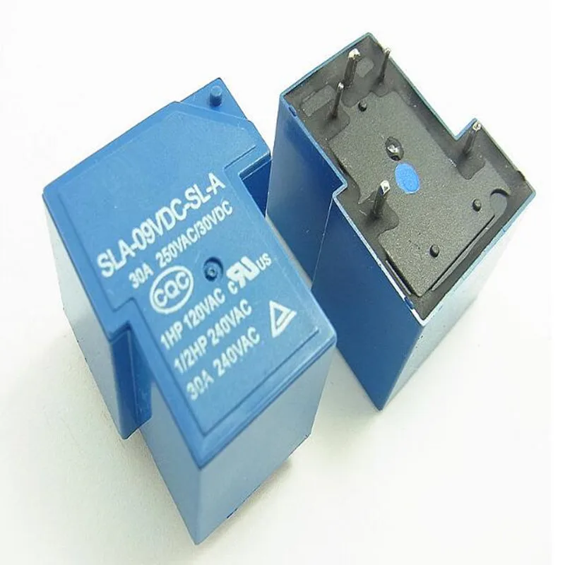 10 шт./лот Мощность реле SLA-05VDC-SL-A SLA-12VDC-SL-A SLA-24VDC-SL-A SLA-09VDC-SL-A 5 В, 12 В, 24 В постоянного тока, 09V 30A 5PIN T90