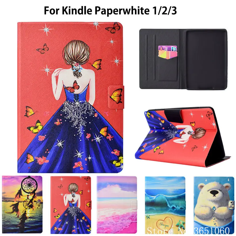 Модный чехол для девочек Amazon Kindle Paperwhite 1 2 3 2015 6th 6 дюймов планшета | Компьютеры и