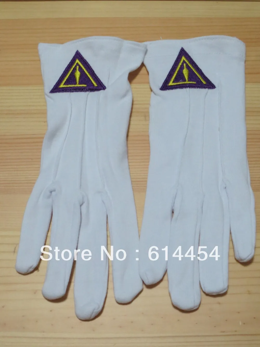 

Masonic Gloves Mason Freedom Customized Made Embroidery N5