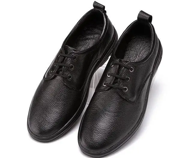 

2017 New Fashion Trend Men Dress Shoes Boy Lace-Up Genuine Leather Shoe Student Customize Big Size 50 49 48 47 46 45 Pointed Toe