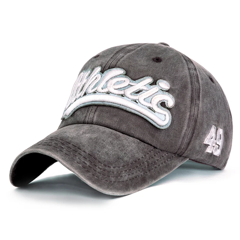 MLTBB брендовая бейсбольная кепка Женская модная хип-хоп кепка мужская Ретро мытая бейсболка s унисекс Регулируемая шапка с вышивкой - Цвет: B