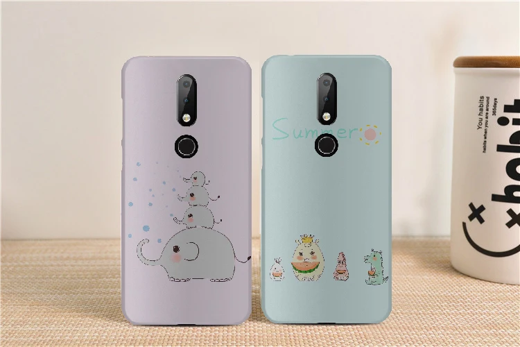 JOOKI 3D матовый чехол для Nokia 7,1 жесткий пластиковый телефон чехлы для Nokia 6,1 5,1 plus задняя крышка телефона печать живопись