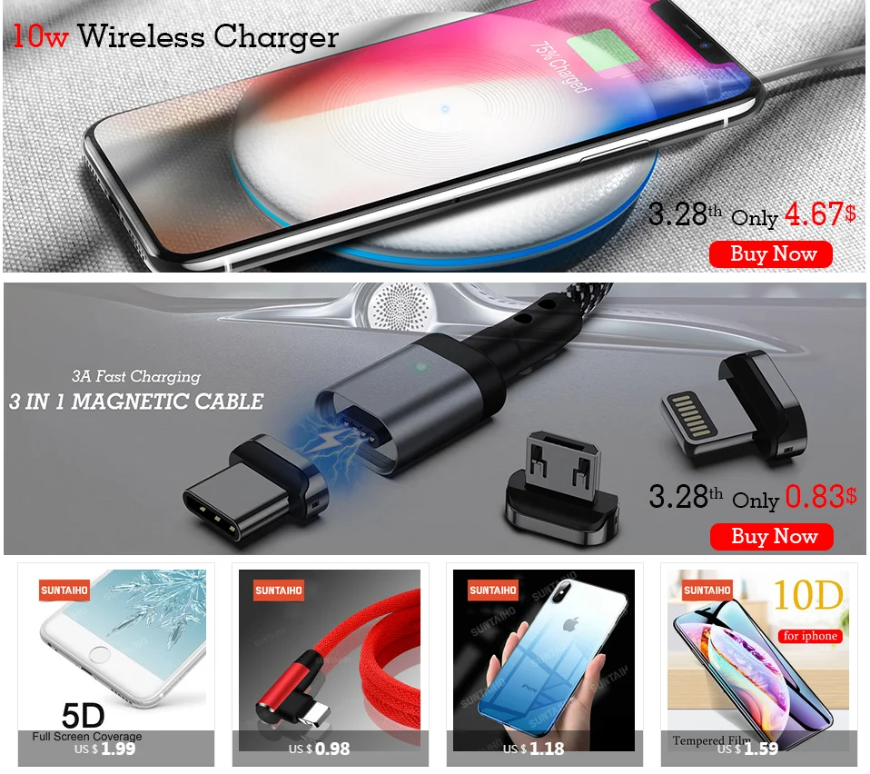 Suntaiho 5-Pack USB кабель для iphone кабель Quick Charge 3,0 USB кабель для 11 7 8plus Xr Xs MAX USB кабель для передачи данных Телефонный Шнур адаптер