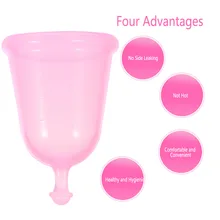 Женская менструальная чашка многоразовая медицинская силиконовая герметичная женская гигиеническая месячная чашка Дамская менструальная чашка anner Размер S L