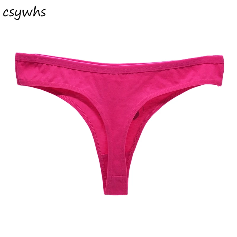 CSYWHS 6 шт. M L XL женские хлопковые стринги сексуальные трусики для девочек с